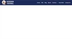 Desktop Screenshot of herrimanfootball.org